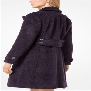 Eggplant color coat “new “